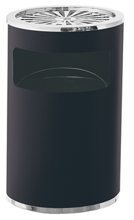 YLDF080 Round Floor Ashtray (Black)